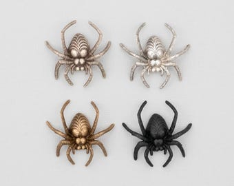 Brass Spider Stamping - Jewelry Making Supplies