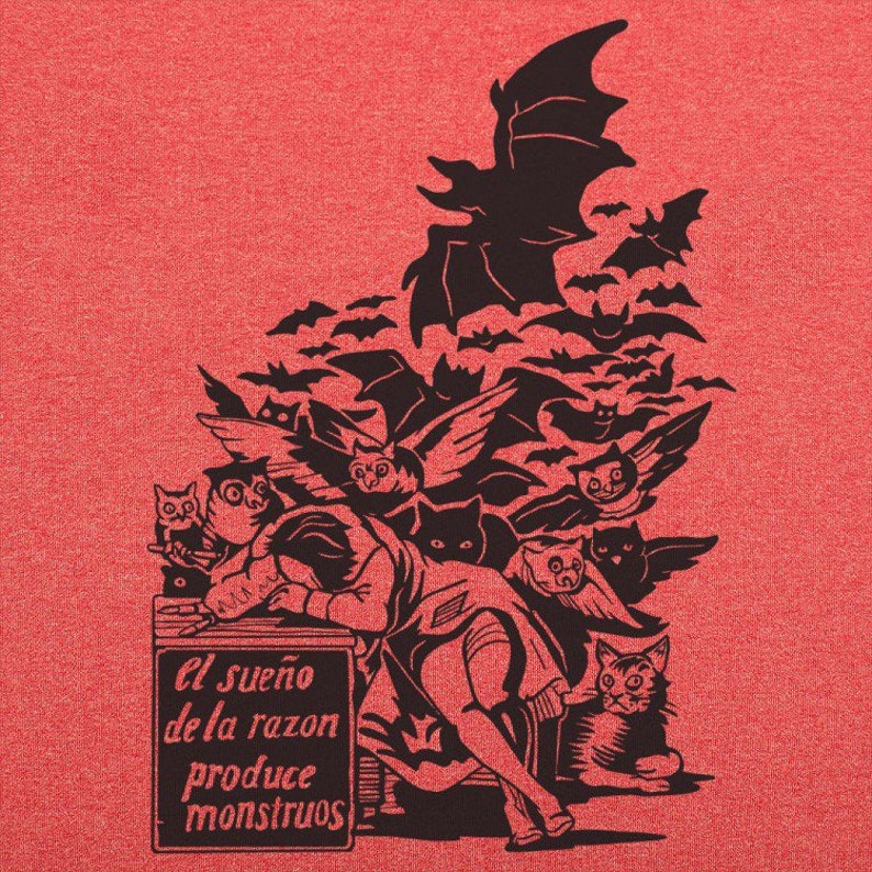 Francisco Goya The Sleep of Reason Produces Monsters Red Heather