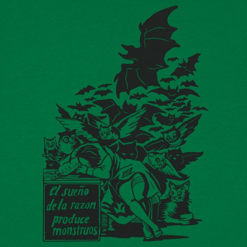 Francisco Goya The Sleep of Reason Produces Monsters Kelly Green