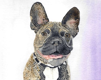 Custom Pet Portrait / Watercolor / Custom Pet Painting / Painting / Original Painting / Pet Collectibles / Pet Loss