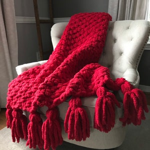 Oversized tassel throw hotsell