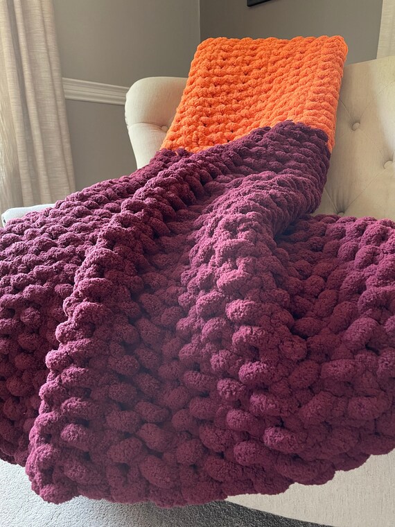 Burgundy knitted throw new arrivals