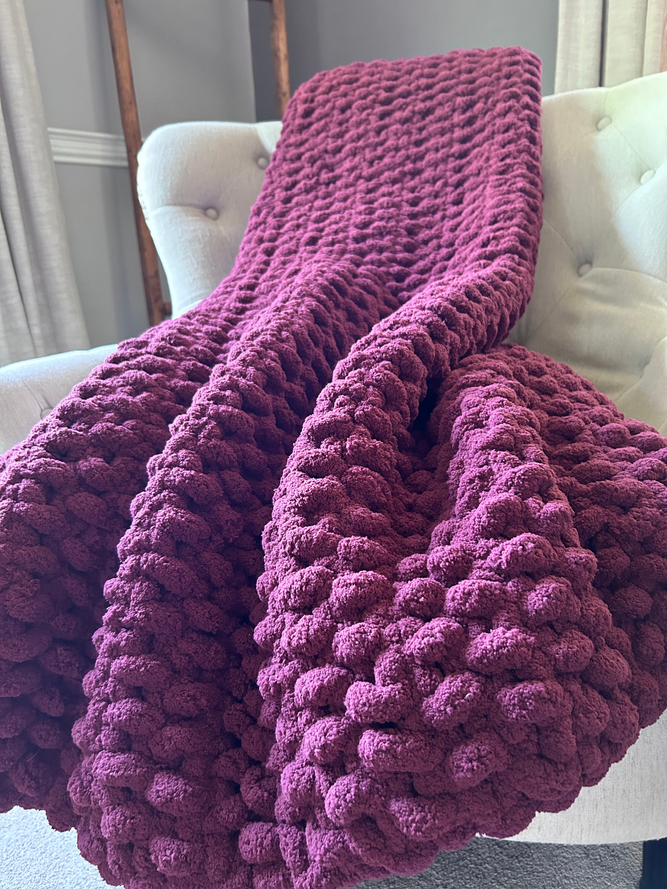 Burgundy Throw Blanket Chunky Knit Chenille Blanket Burgundy Couch Throw Burgundy Knit Blanket Wine Red Throw Blanket Etsy Canada