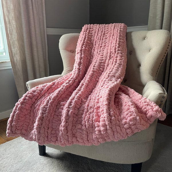 Pink Throw Blanket Etsy