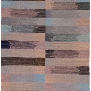 Modern Kilim Carpet - 297 x 77 cm - Handmade - Free Shipping