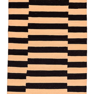 Modern Kilim Carpet - 241 x 80 cm - Handmade - Free Shipping