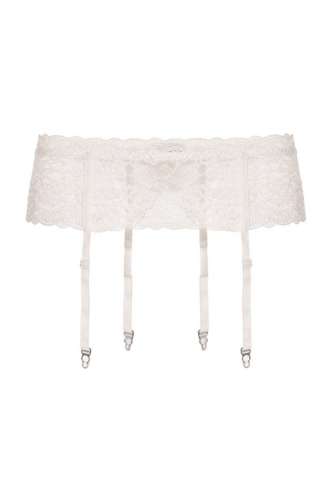 Lace Garter belts WHITE Etsy