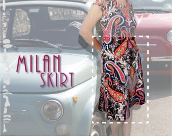 Schnittmuster/Nähanleitung "MILAN-Skirt"