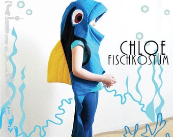 Sewing pattern fish costume "Chloe"