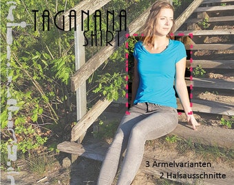 Sewing pattern TAGANANA-Shirt size 34-60