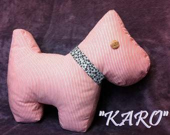 Sewing pattern stuffed animal dog "Karo"