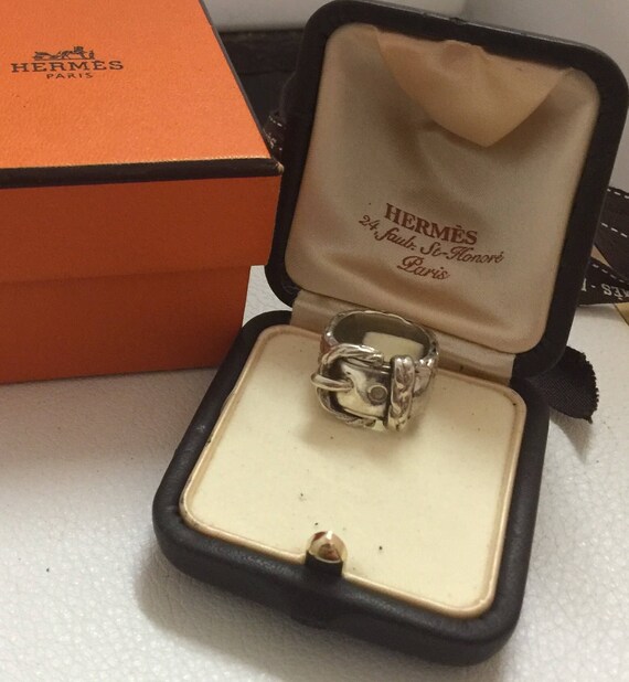 hermes buckle ring