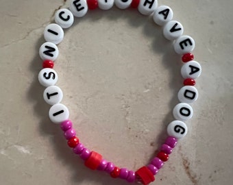 Es bueno tener una pulsera de perro - Pulseras de la amistad de Taylor Swift / Swiftie