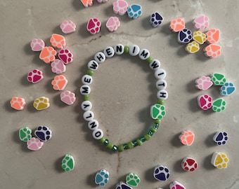 Pulsera Only Me When I'm With Pets - Pulseras de la amistad de Taylor Swift / Swiftie