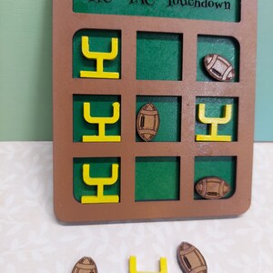 Tic Tac Toe Touchdown Portable Travel Game