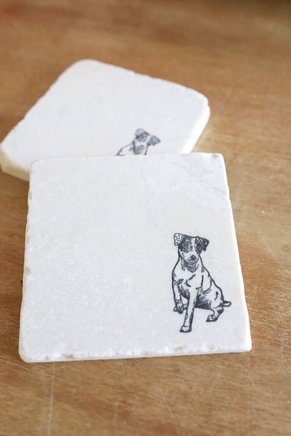 Jack Russell Puppy Mug and coaster set High Quality SH