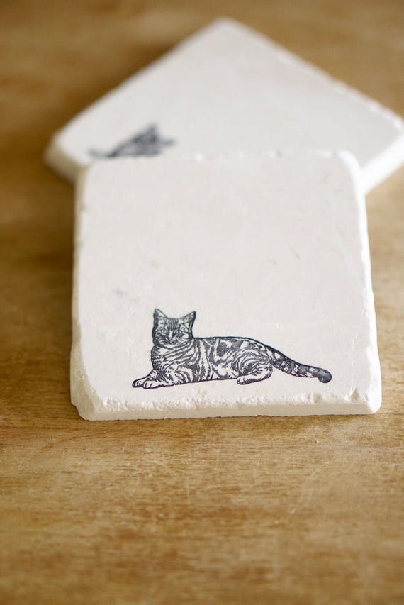 Angel Cat Coasters, Coaster Set