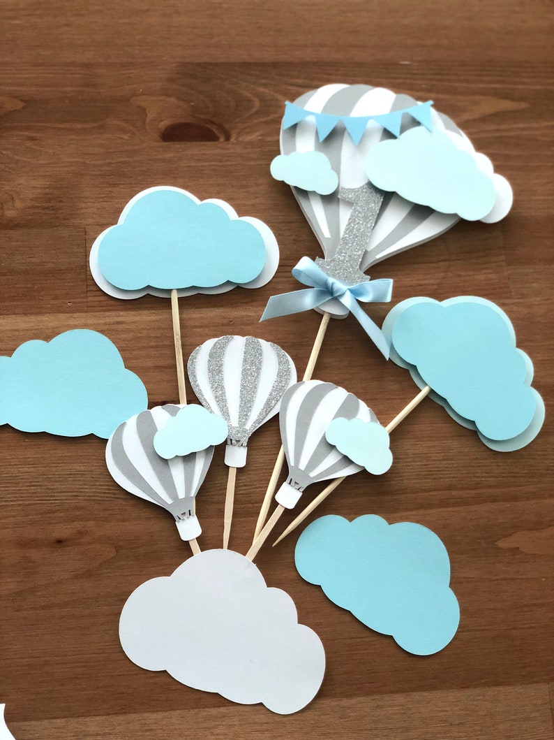 Hot Air Balloon Cake Topper Smash Cake First Birthday | Etsy