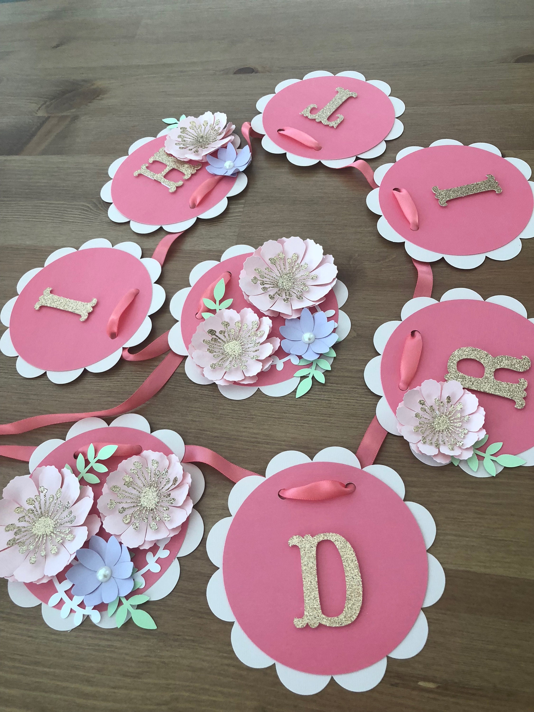 Customizable Name Banner Personalized Name Banner Custom Etsy