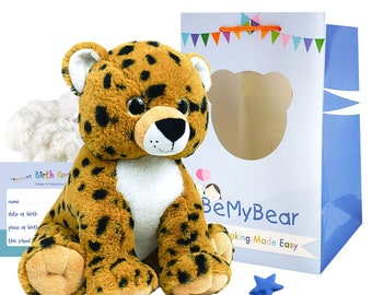 cheetah teddy bear