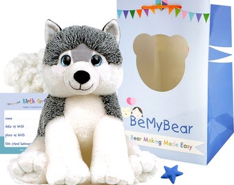 16 inch Husky Dog Build A Bear Kit