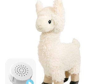 Peluche Lenny The Llama regrabable de 20 o 60 segundos de 16 pulgadas