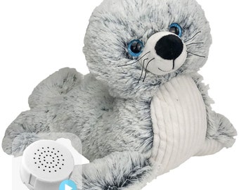 Peluche Sloan The Seal réenregistrable en 20 ou 60 secondes, 16 pouces