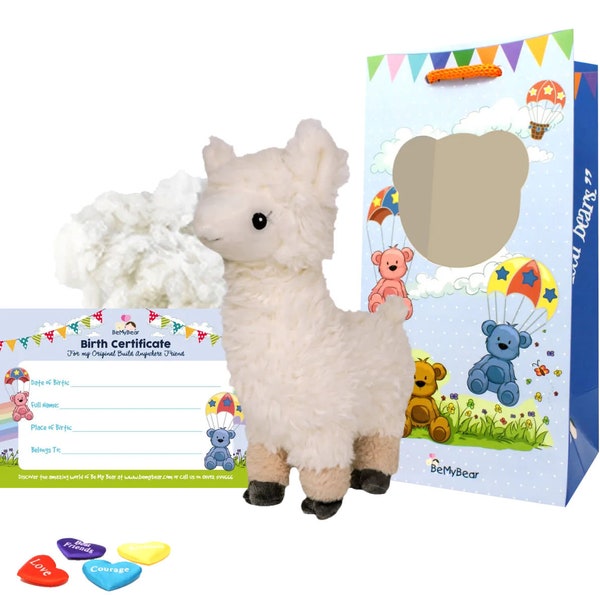 8 inch Loopy the Llama Build Your Own Teddy Bear Kit