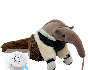 20 or 60 Second re-recordable 16 inch Plush Andi The Anteater