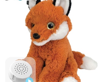 20 or 60 Second re-recordable 8 inch Eco Plush Fox
