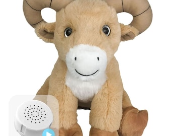20 or 60 Second re-recordable 16 inch Plush Rambo The Ram