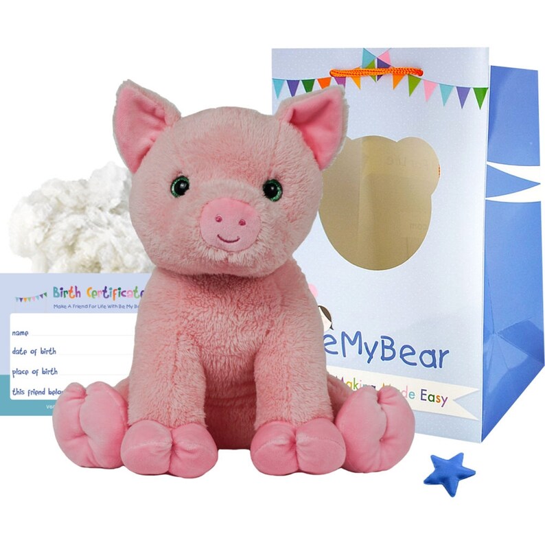 16 Percy Pig Build Your Own Bear Kit. No Sewing | Etsy