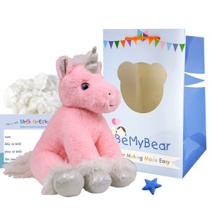 16 &quot;Magisches Einhorn Machen Sie Ihr Eigenes Teddy Kein Sew Bear Kit