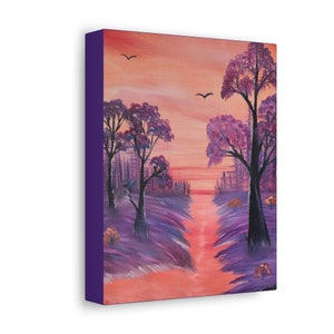 Fantasy forest-Satin Canvas, Stretched