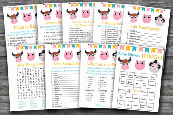 farm animal baby walker