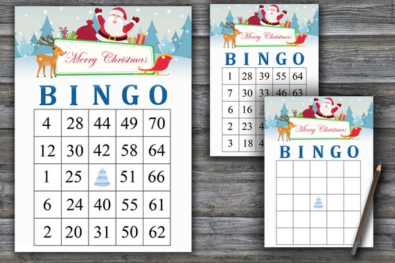 Santa bingo song lyrics