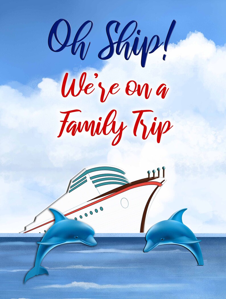 Cruise Ship Door Decoration Oh Ship It's My Birthday Etsy