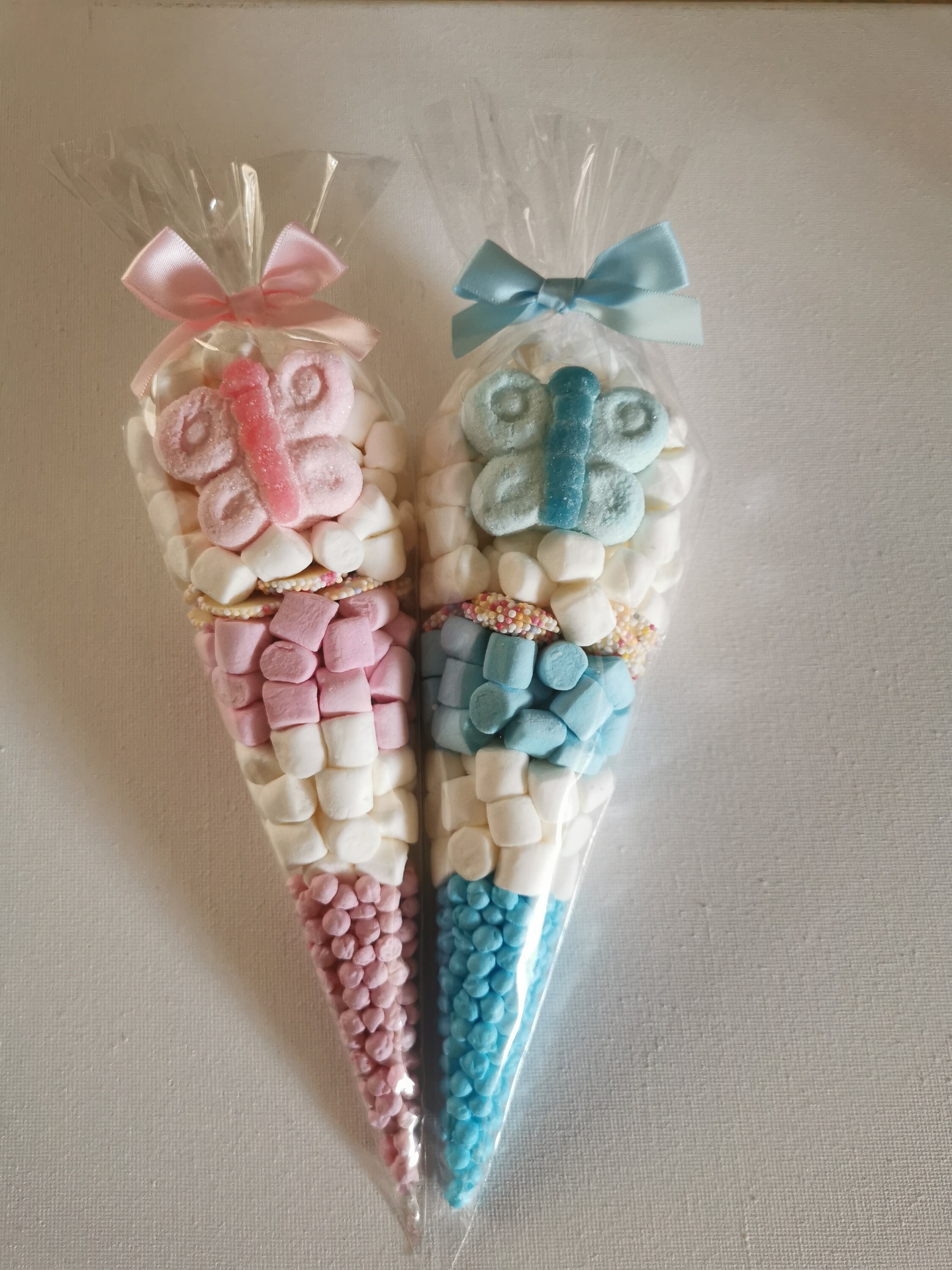 Beautiful Sweet Cones Baby Shower Christening Party Cones Etsy