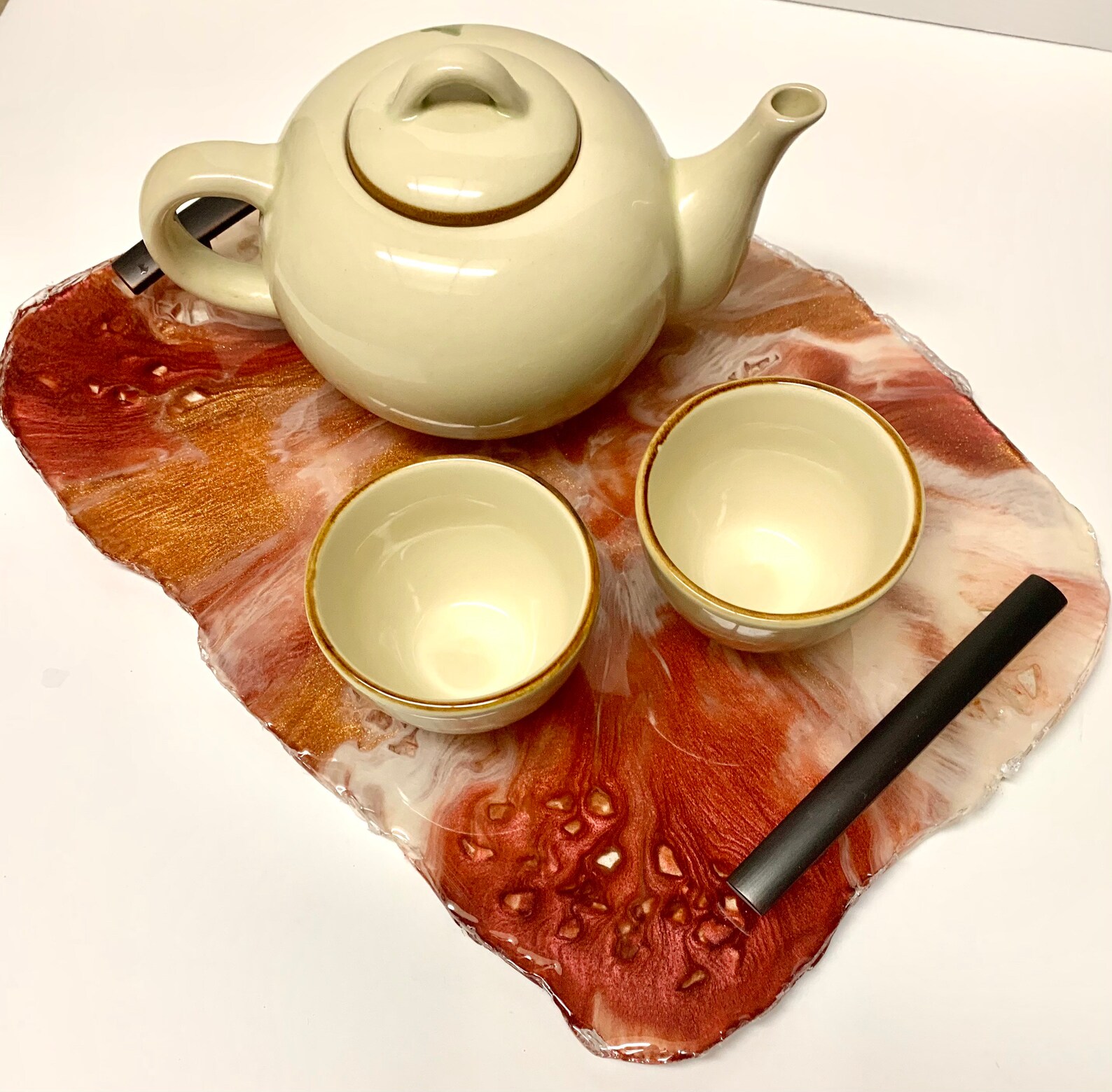 Resin Serving Tray Etsy