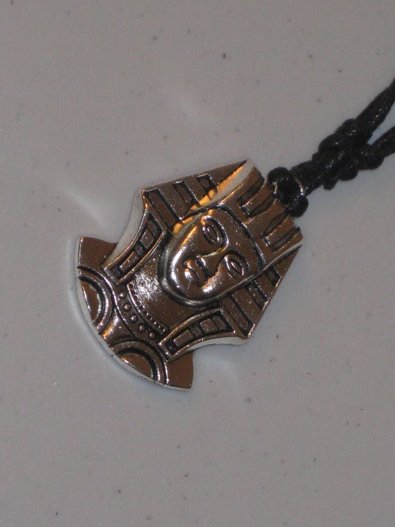 Egyptian Pharos pendant necklace.