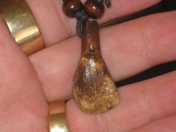 Real horse tooth surfers necklace, adjustable.
