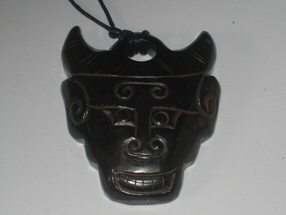 All natural hand carved grade A jade Sun God pendant, with adjustable necklace.