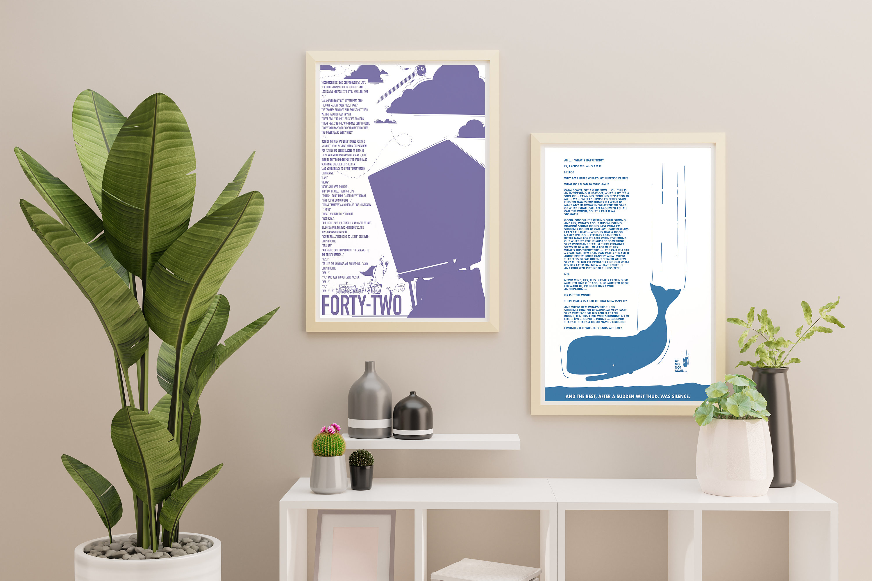 Hitchhiker's Guide to the Galaxy Deep Thought Print 8x10 Etsy