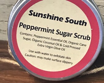 Peppermint Sugar Scrub By Sunshine South