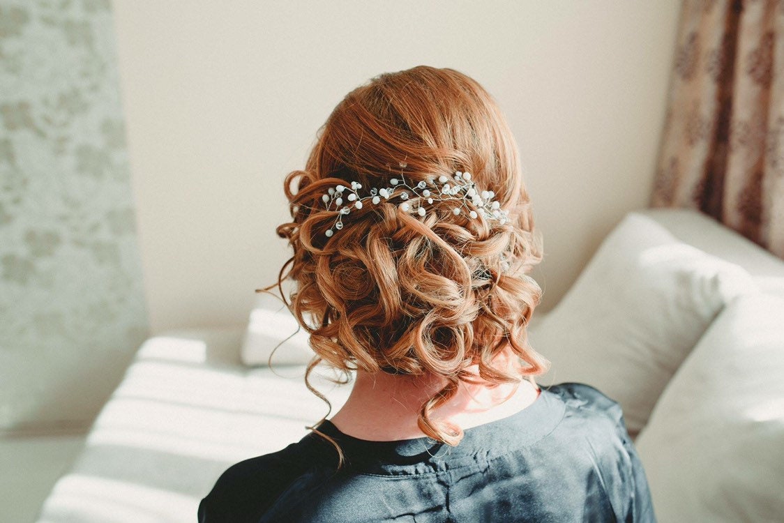 Wedding hair accessory wedding hairpiece bridal hair vine | Etsy
