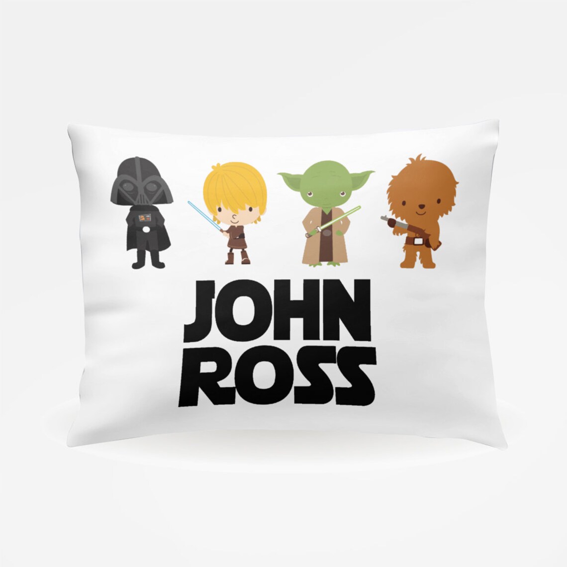 Boy Custom Pillow Case Star Wars Pillow Case Yoda Pillow Etsy