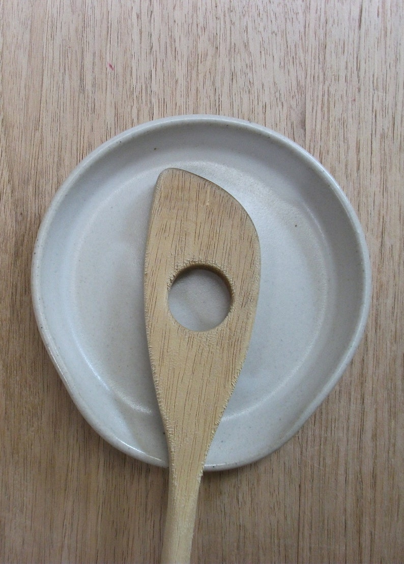 Handmade Ceramic Spoon Rest, Hand Thrown Spoon Rest, Stoneware Spoon Rest Etsy