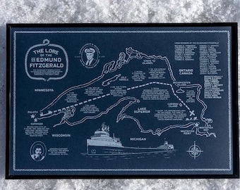 The Lore of the Edmund Fitzgerald Art Print