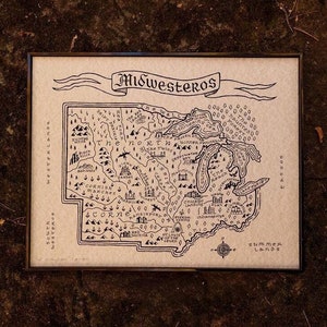 Midwesteros Karte Drucken