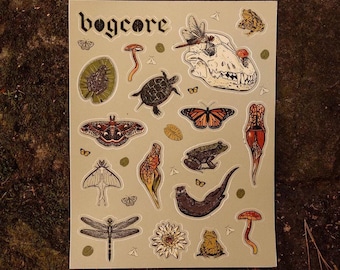 Bogcore Sticker Sheet